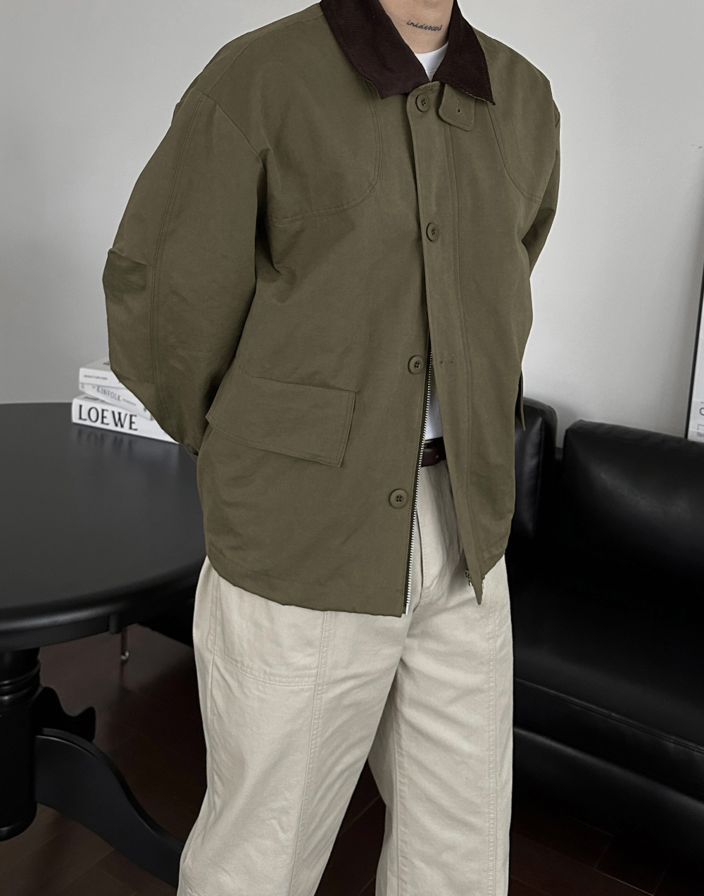 재킷 모델 착용 이미지-S3L24
